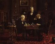 Thomas Eakins The Chess Players Sweden oil painting artist